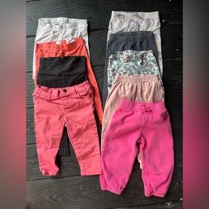 Various Brands 12-24m 9 Pairs‎ Kids Casual Pants